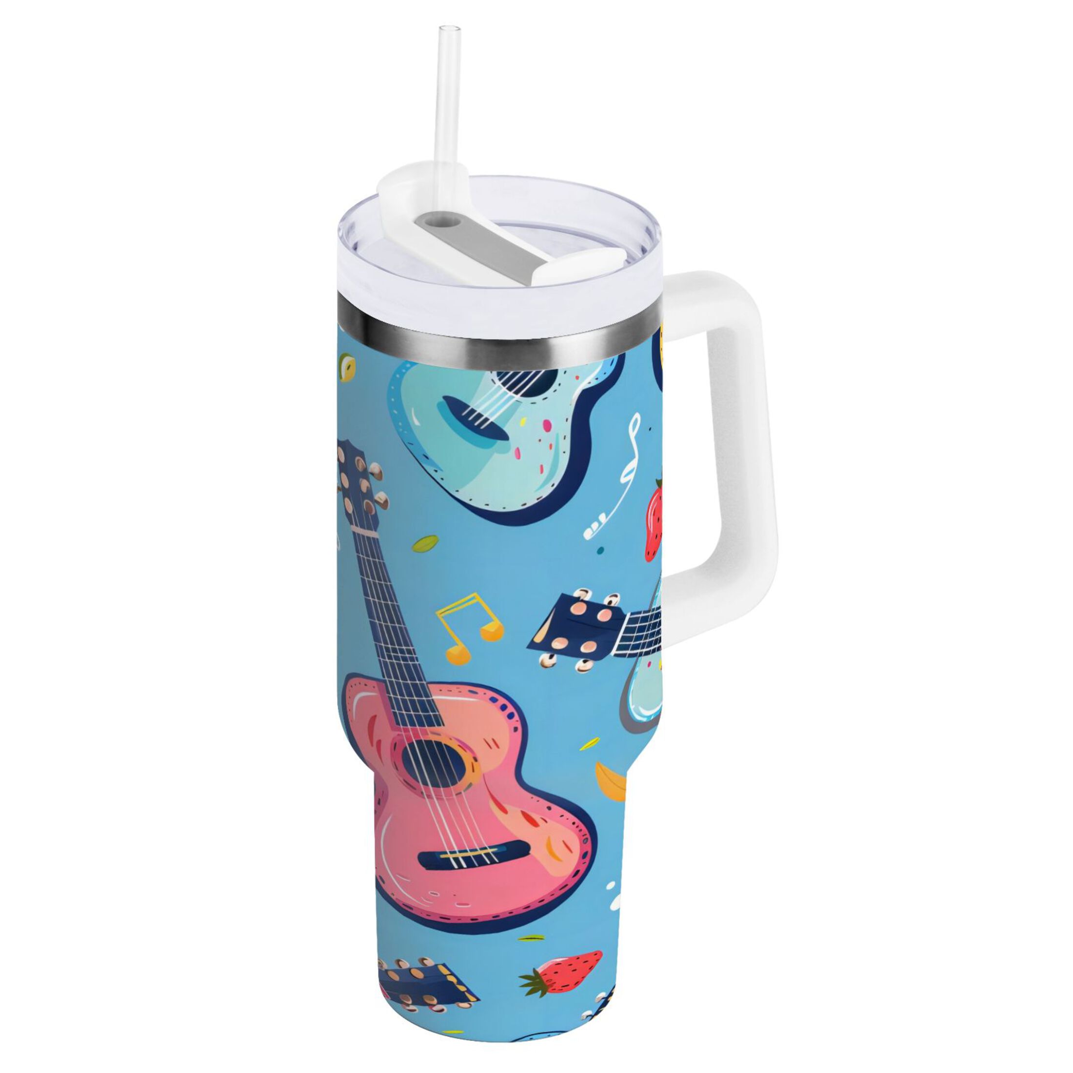 40 Oz Car Handle Water Cup 10.8x3.85 Inch Stainless Steel Water Cup