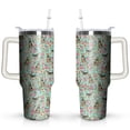 thumbnail image 1 of 40 Oz Dachshund Tumbler with Handle and Straw, Dog Travel Mug Water Bottle, Stainless Steel Insulated Cup with Lid and Straw, Birthday Christmas Gifts, 1 of 7