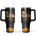 thumbnail image 1 of 40 Oz Halloween Tumbler with Handle and Straw Lid, Halloween Cup Stainless Steel Halloween Coffee Mug Keeps Drinks Cold & Hot, Halloween Mugs Halloween Themed Thanksgiving Gifts For Women, 1 of 6