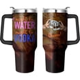 thumbnail image 1 of 40 Oz Might Be Water Might Be Vodka Tumbler with Handle and Straw, Double Wall Insulated Stainless Steel Titos Cups, Funny Vodka Themed Gifts For Women Adult Humor, 1 of 6