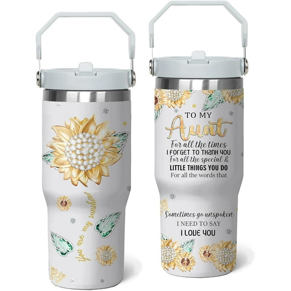 40 Oz Mom Tumbler with Handle and Straw, To My Mom Coffee Cups Mothers Day Gifts From Daughter/Son, Stainless Steel Mother Coffee Mugs Birthday Gifts for Moms
