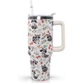 thumbnail image 1 of 40 Oz Racoon Tumbler With Handle, Coffee Travel Mug Cup Water Bottle, Racoon Decor, Gifts for Women, 1 of 6