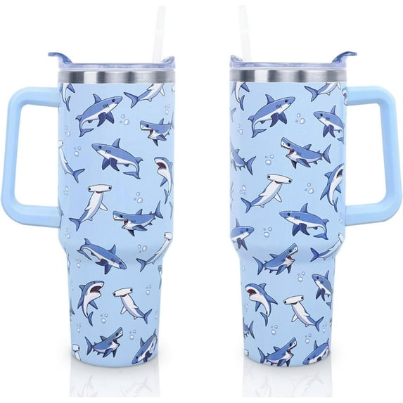 40 Oz Sewing Tumbler with Handle and Straw Quilting Sewing Crochet Coffee Travel Cup Mug, Quilting Sewing Gifts for Quilters Sewing Lovers Women, Christmas Birthday Gifts for Women, Friends