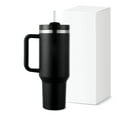 40 Oz Tumbler With Handle And Straw Lid, Leakproof Travel Coffee Mug
