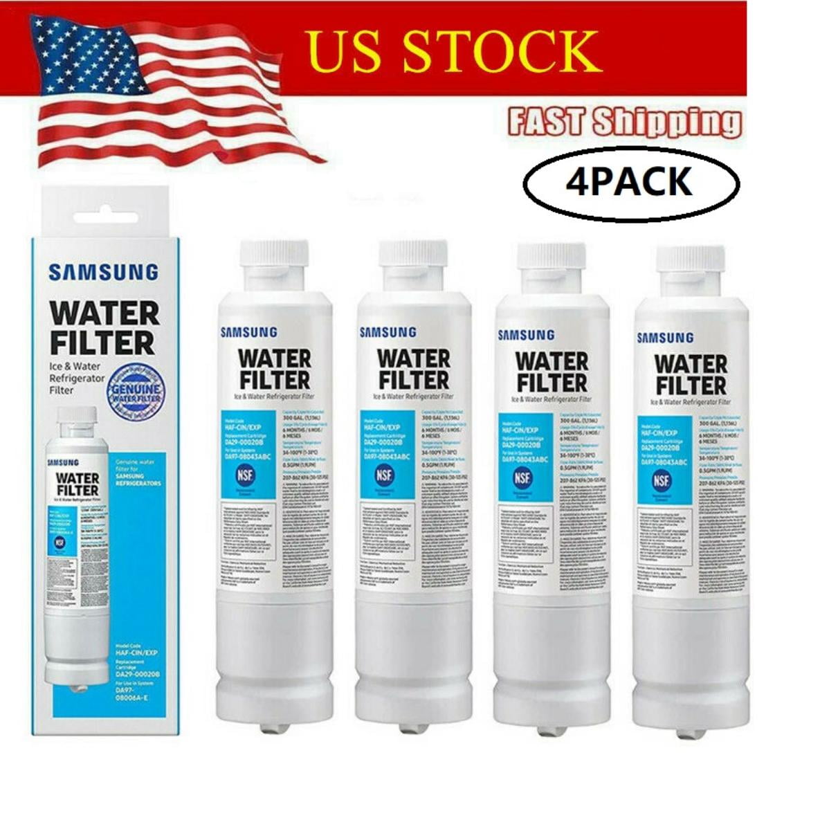 40 PACK DA2900020B HAFCIN/EXP Refrigerator Water Filter Fit DA2900020