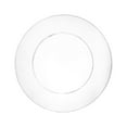 thumbnail image 1 of (40 PACK) EcoQuality 6" inch Round Clear Plastic Plates Mod Collection - Disposable China Like Party Plates, Heavy Duty Salad Plates, Dinner Plate, Dessert, Wedding, Serveware, 1 of 4