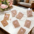 thumbnail image 1 of 40 PC Pocket Hug Token, Hug Small Gift Bulk Cards with Heart Shape Natural Stones Keepsake Exchange Relationship Cards, for Colleagues Family Distance Social Celebration(Pink), 1 of 6