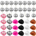 40 PCS Disco Ball Cake Decorations 20 PCS Disco Ball Cupcake Toppers 20