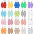 thumbnail image 1 of 40 PCS Hotel Keychain Blank with Key Rings, 20 Colors Plastic Rhombus Motel Keychain for DIY Keychain and Luggage Tag Light Colour, 1 of 5