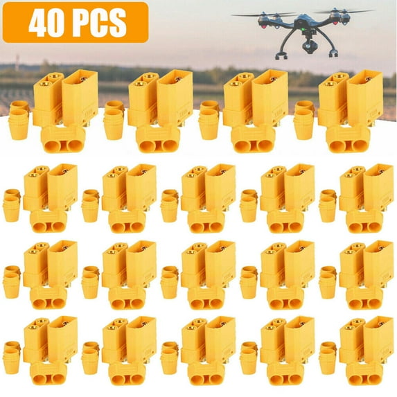 40 PCS Male Female XT90 Connector 4.5mm Adapter Protective for RC Battery USA