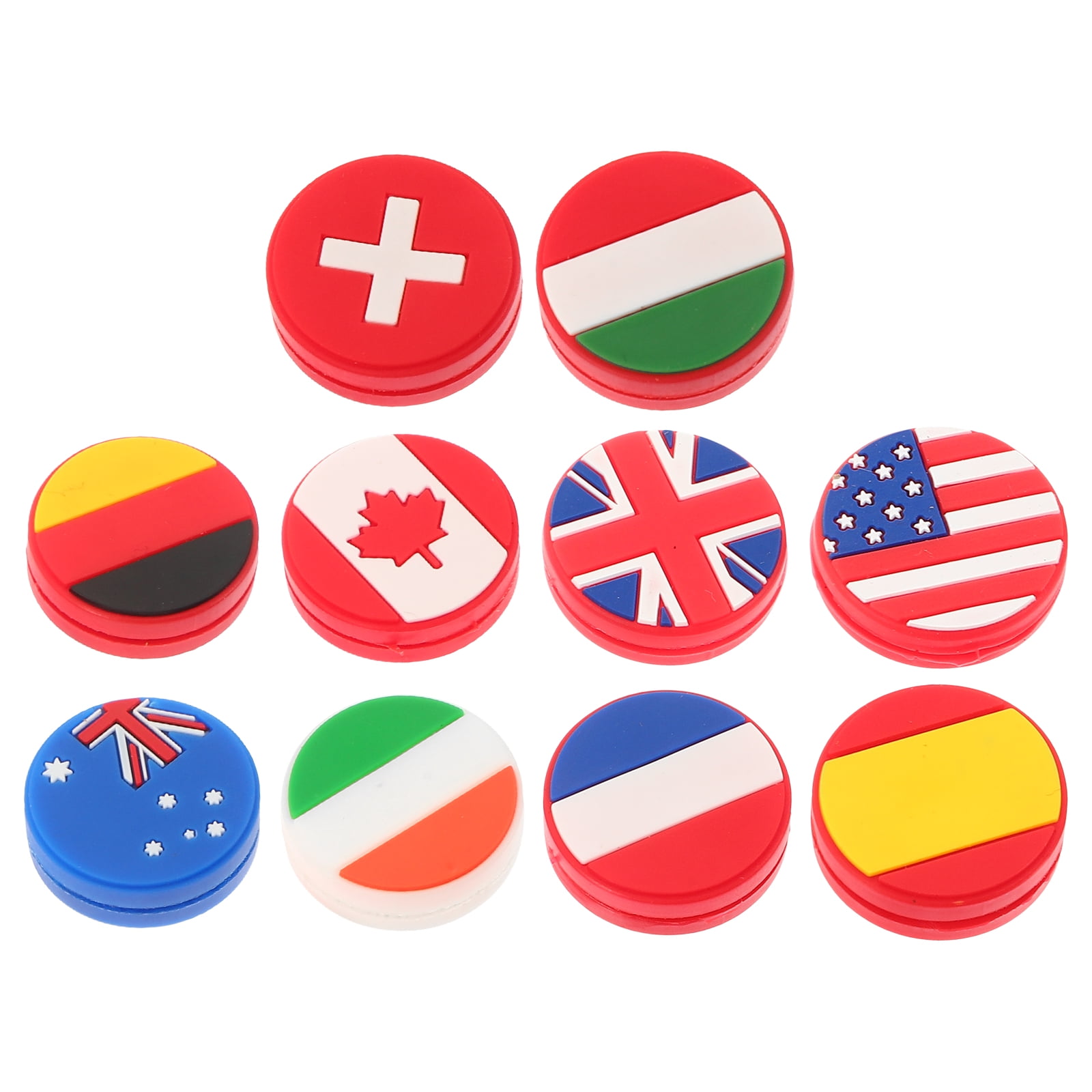 40 PCS Silicone Tennis Racket Vibration Dampeners Round Shape National
