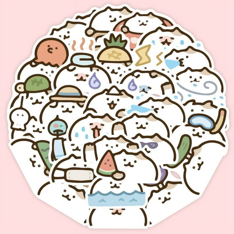 Pack of 9 Perfect Match Food Kawaii Sticker Pack Cute Fun Stickers