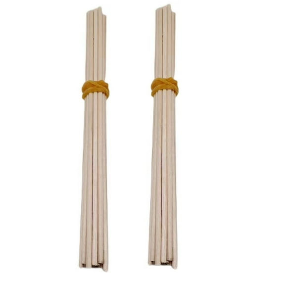 40 PCS Wooden Round Dowel Rods 15cm Dust Shockproof Pivot Hole Watch Repair Counting Sticks Building Model DIY Craft TAPDRA Spare Part