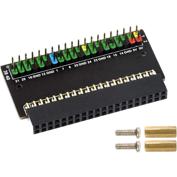 40 PIN GPIO Header Adapter Color-Coded Header Expansion Board for 400,Easy Expansion
