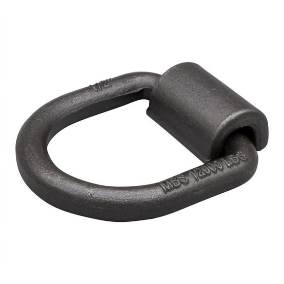 (40 Pack) 1/2" Heavy Duty Weld-On Forged D Ring 12,000 Lbs