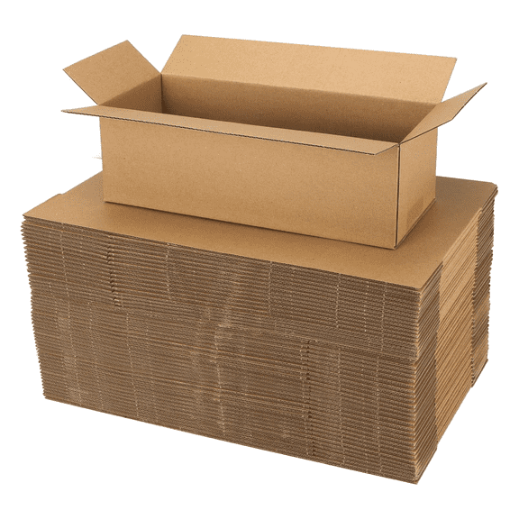 40 Pack 12x4x4 inches Shipping Boxes Small Cardboard Boxes for Packing, Moving, Mailing, Brown