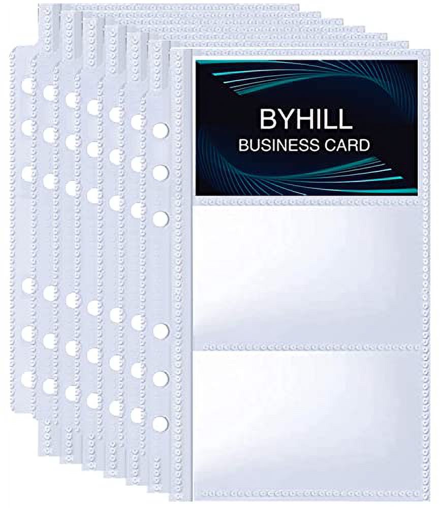 40 Pack 240 Pockets A6 Binder Business Card Sleeves, UltraClear Kpop