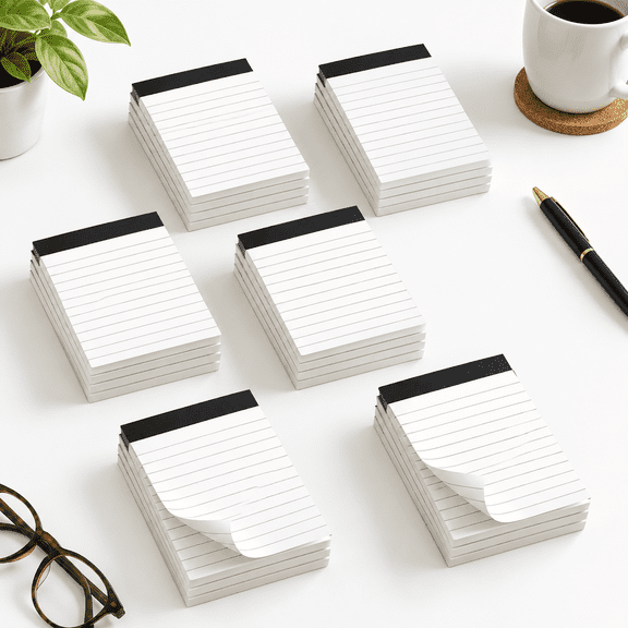 40 Pack 3x5 Small Mini Notepads Memo Pads With 30 Sheets Each