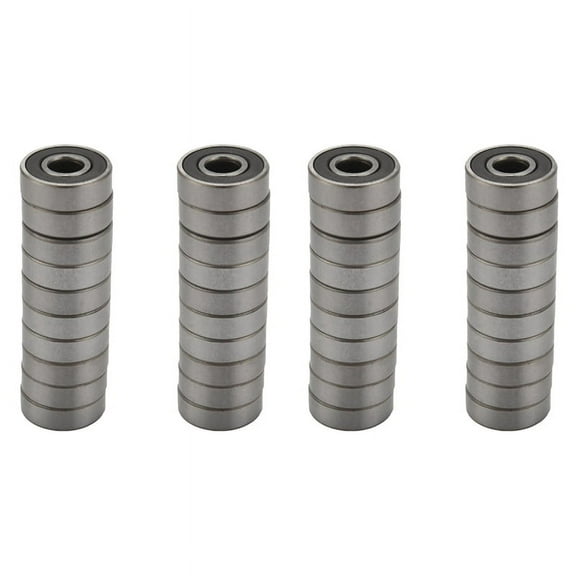 40 Pack 608- Ball Bearing - Double Rubber Sealed Miniature Deep Groove (8mm x 22mm x 7mm)