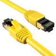 thumbnail image 1 of 75FT Cat8 Ethernet Cable Copper Shielded RJ45 Cord for Router, PC, Gaming, Servers, PoE Security Cameras, Smart TVs, 40Gbps High-Speed Network Patch, Yellow, 40 pack, Cables Direct Online, 1 of 6