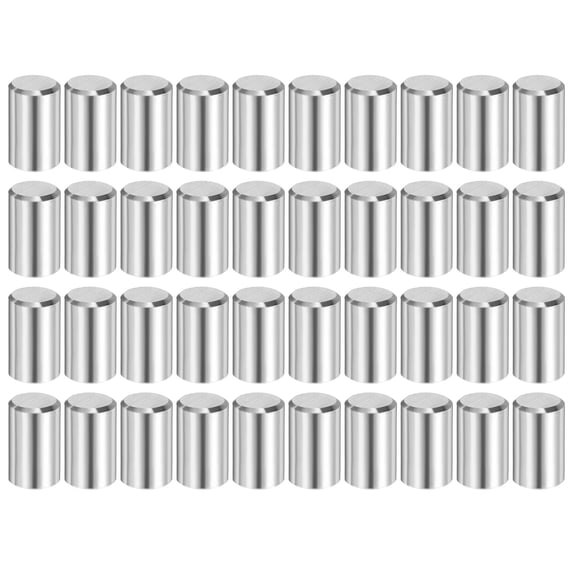 40 Pack 8 mm x 14 mm Dowel Pins, 316L Stainless Steel Cylindrical Dowel Pins Shelf Support Peg Pin Rod Fasten Elements Metal Shelf Pegs Silver Tone