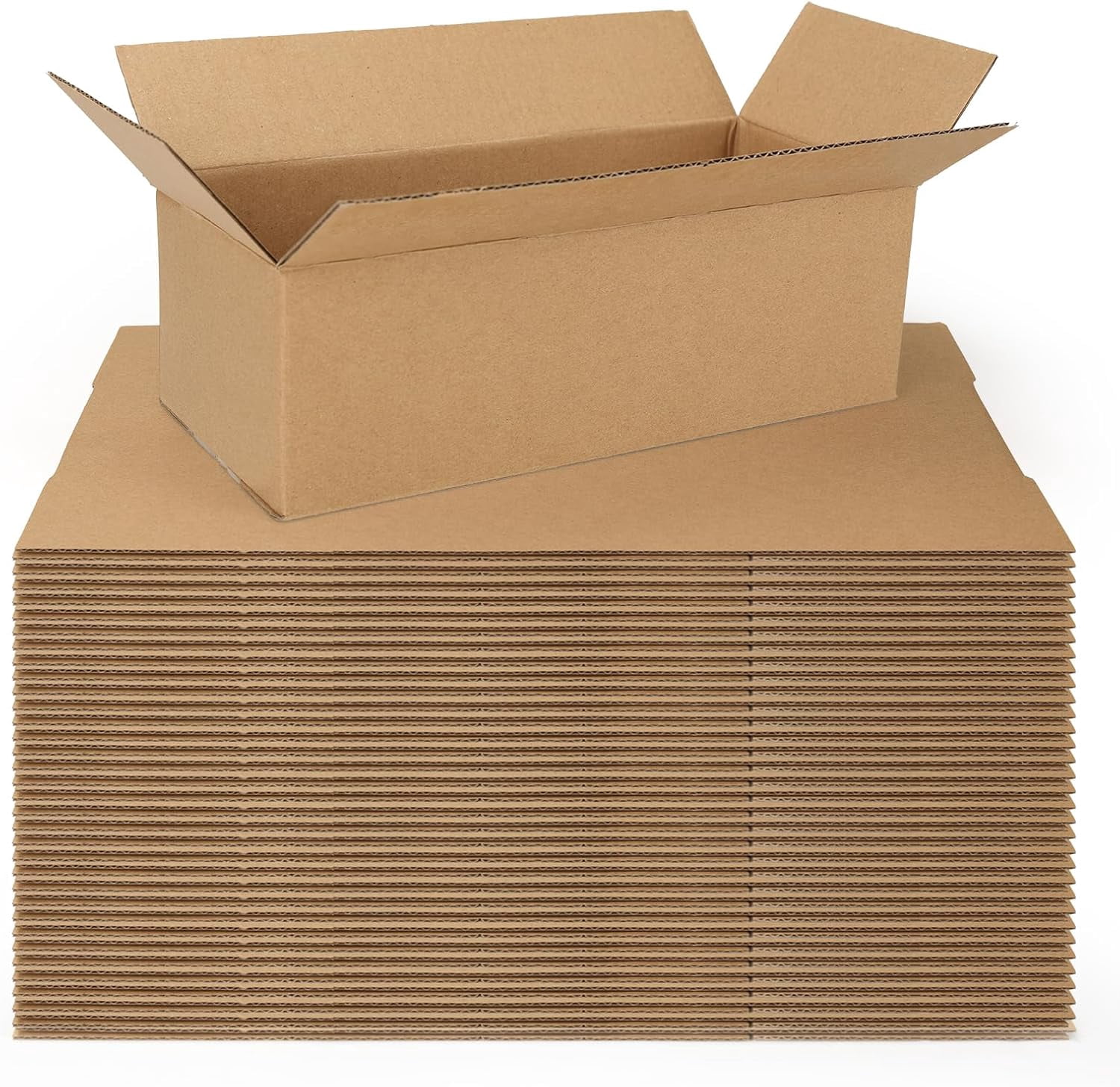40 Pack 9x4x3 Shipping Boxes Brown, Small Corrugated Cardboard Box for ...