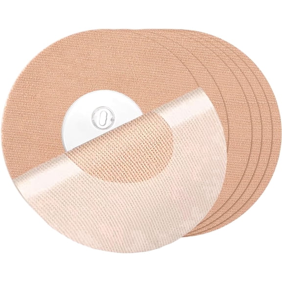 40 pack CGM Adhesive Patches for Libre 3 Sensor, Waterproof Overpatch Tape, 2.8 in Diameter, Latex Free Hypoallergenic, 14 Day Wear
