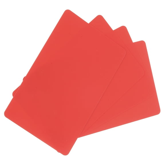 40 Pack Blank Cards 20mil ID Cards Blank Credit Cards Red