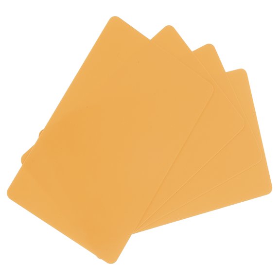 40 Pack Blank Cards 30mil ID Cards for ID Badge Printer, Orange