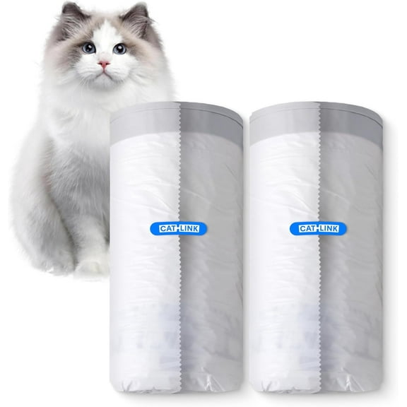 40 Pack CATLINK Trash Bags for Scooper Young & Luxury PRO & Ultra