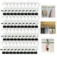 thumbnail image 1 of 40 Pack Clips for Hanging, Laundry Hook Hangers Clothes Hanger Clips for Closet Organizer,Boot Hangers for Closet,Small Clips for Wardrobe Travel Pants Socks Handbag (Black), 1 of 9