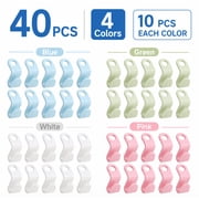 40 Pack Closet Hanger Connector Hooks, Clothes Organizer Clips for Wardrobe Storage, TIKA