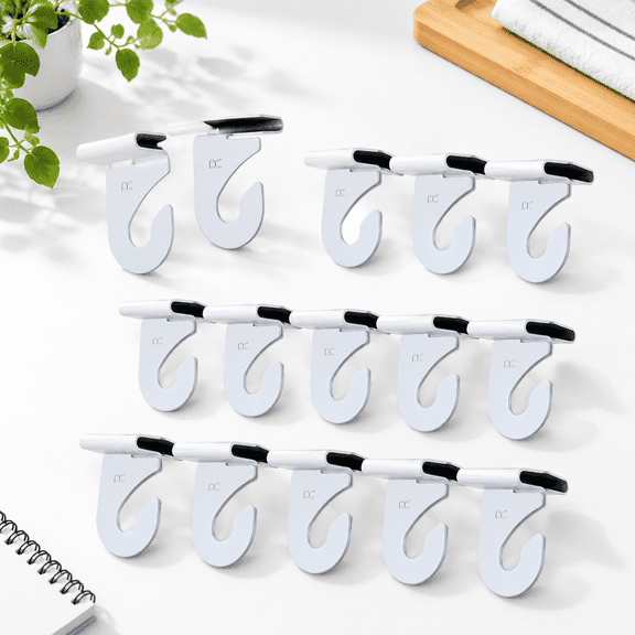 40 Pack Heavy Duty Aluminum Drop Ceiling Hooks, White T-Bar Suspended Ceiling Hangers