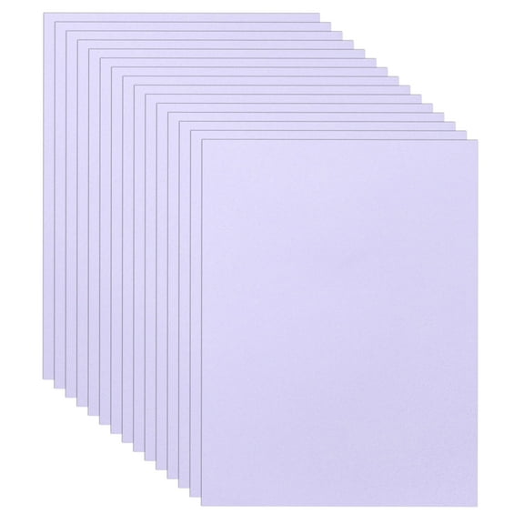 Light Purple 8.5 x 11 Cardstock 40 Sheets, 75lb Thick Paper for Laser Printers, Cricut Machines, DIY Crafts, Certificates, Party Decorations, Purple