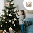 thumbnail image 1 of 40-Pack Mixed Shape Christmas Ornaments, Multi-Style Shatterproof Plastic Tree Decorations Set,Rose Gold, 1 of 8