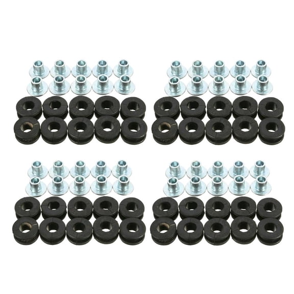 40 Pack Motorcycle Rubber Grommets Fairing