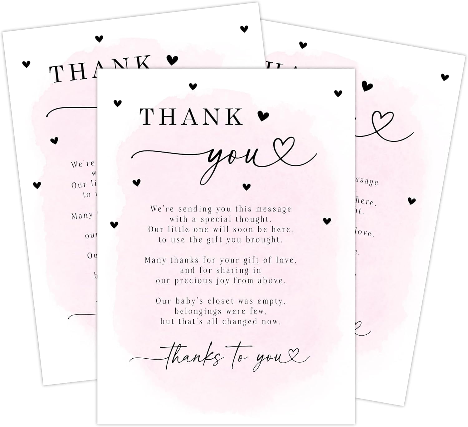 Baby Shower Thank You Card Wording Examples \u0026 Etiquette | Paperless Post, image size:1500x1368
