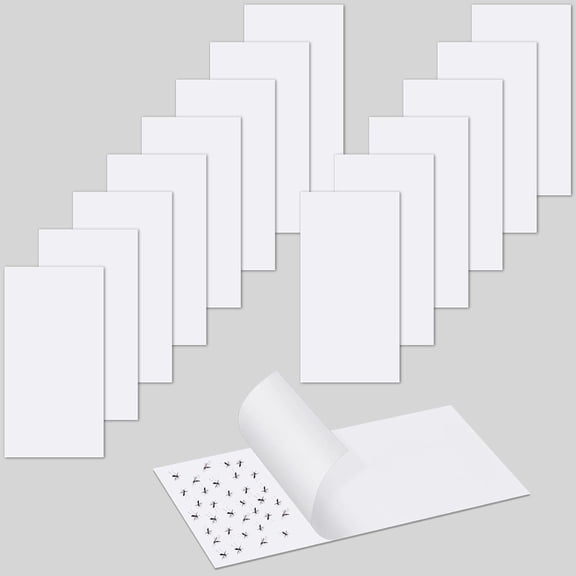 40 Pack Replacement Fly Glue Boards Sticky Cards Mosquito Trap Flying Insect Trap Refill Glue Board Insect Catcher for Indoor Outdoor Fruit Fly Bug Mosquito and Other Flying Insects