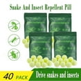40 Pack Snake Repellentes for Yard Powerful, Snake Away Repellentes for