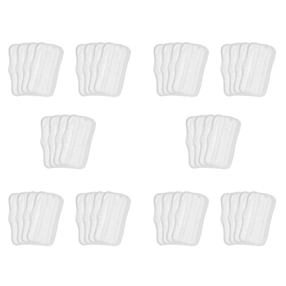 40 Pack Steam Mop Pads Replacement for S3101 S3202 S3250 Washable Cleaning Pad Steamer Pad for Hard Floors