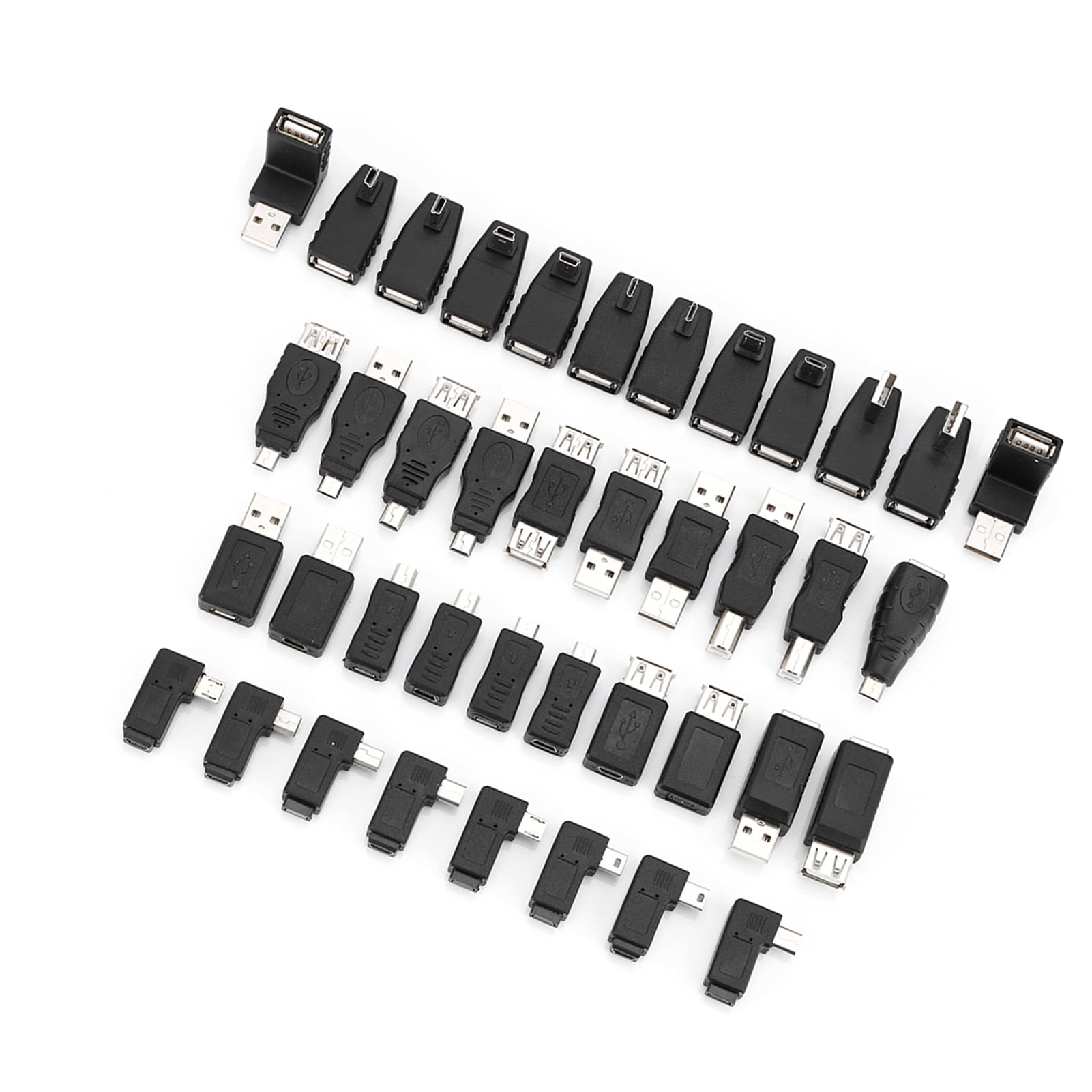 40 Pack USB2.0 Adapters, High Speed Converters Connectors, Plug And ...