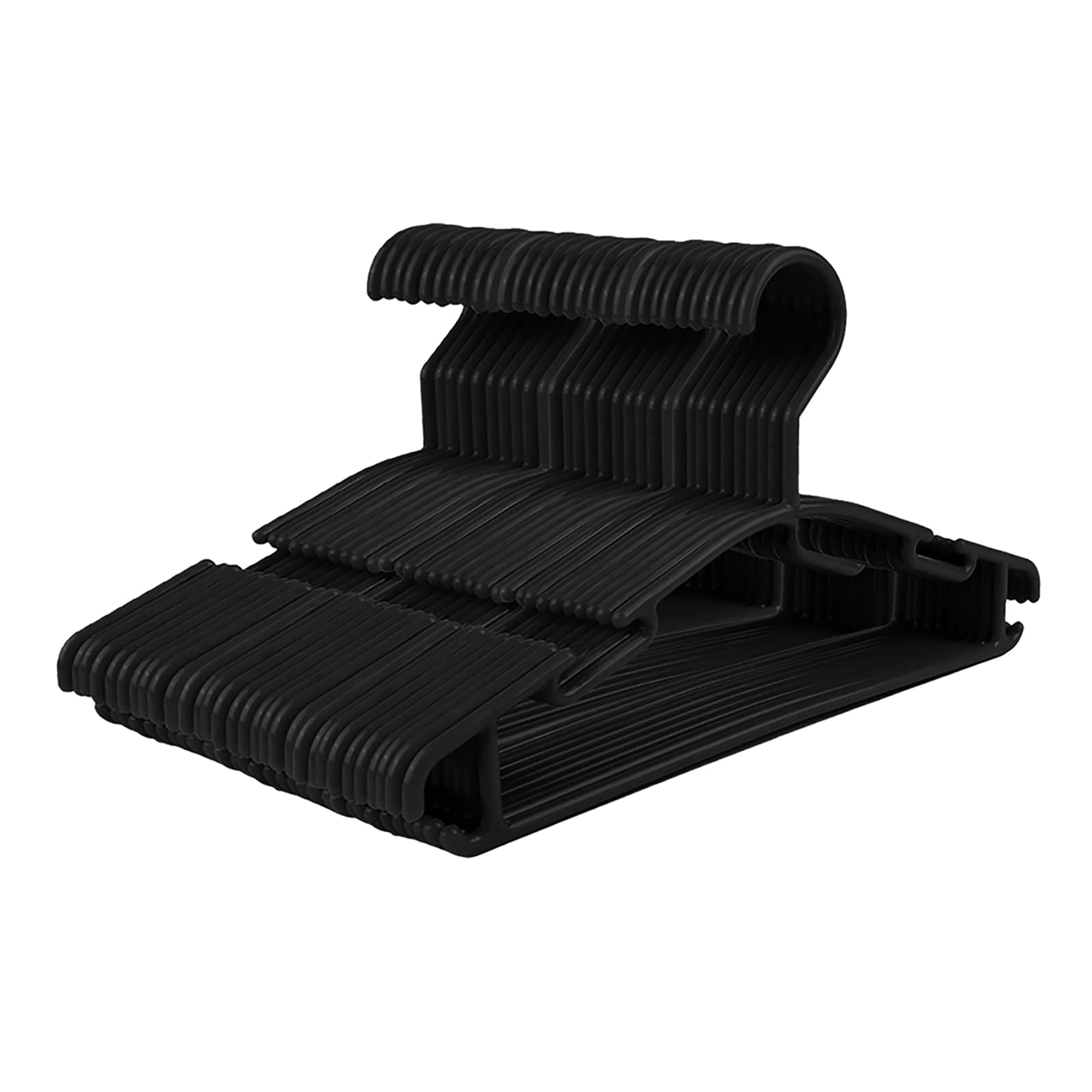 40 Pack Baby Hanger Black Toddler Hanger Plastic Baby Boy Hanger