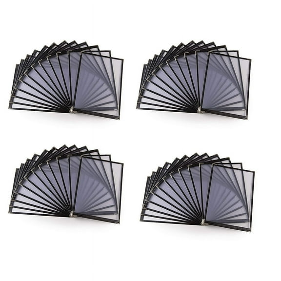 40 Pack of Menu Covers - Single Page, 2 View, Fits 8.5 X 11 Inch Paper - Restaurant Menu Covers