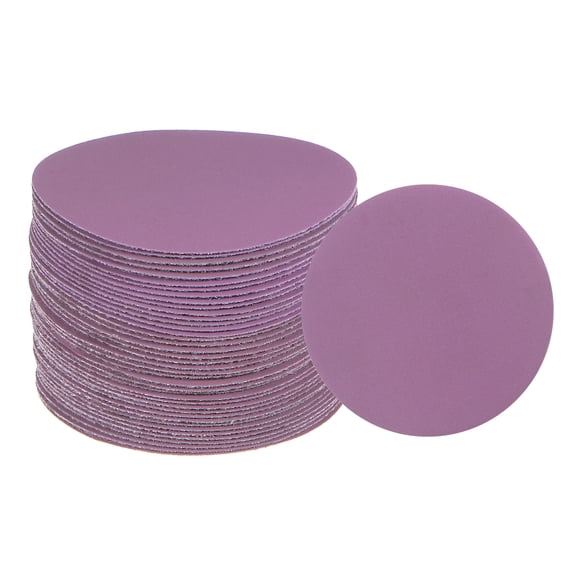 40 Packs 600 Grit Purple Sanding Discs 3 Inch Hook and Loop Circular Sandpapers Wet Dry Polish