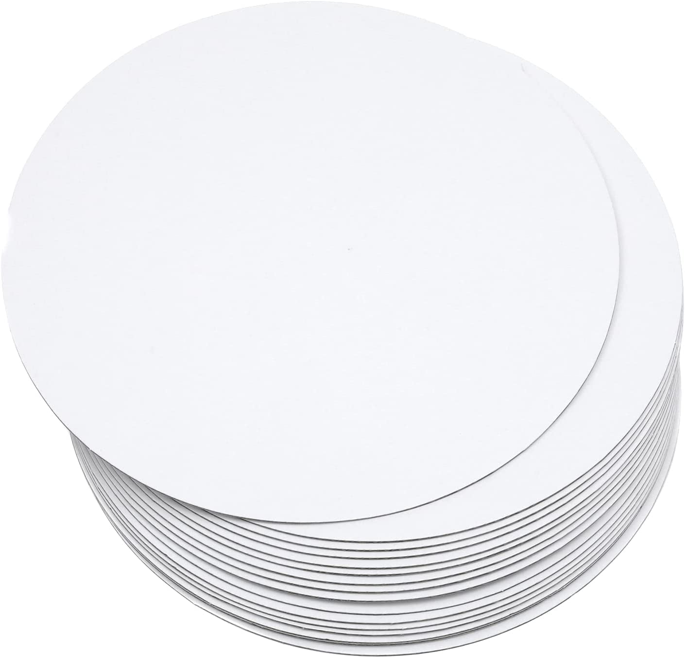Qiqee 10 Inch Gold Cake Boards Round 40-Packs Circles Rounds Base Food - View #8