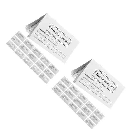 40 Packs Checkbook registers Check Registers For Personal Blank Ledger Transaction Registers Business Check registers Book For Checking Saving Account Deposit Credit Card