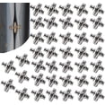 thumbnail image 1 of 40 Sets Curtain Magnetic Weights, Strong Hold Clips to Prevent Light Leaks, Ideal for Indoor Outdoor Curtains Pergola Patio Cabana, Silver, 1 of 5