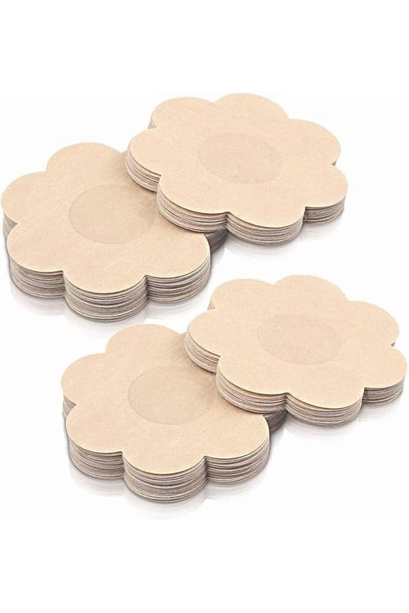 40 Pairs Nipple Covers Disposable, Breast Pasties Comfortable & Sexy, Adhesive Satin Petals Pasties for Women