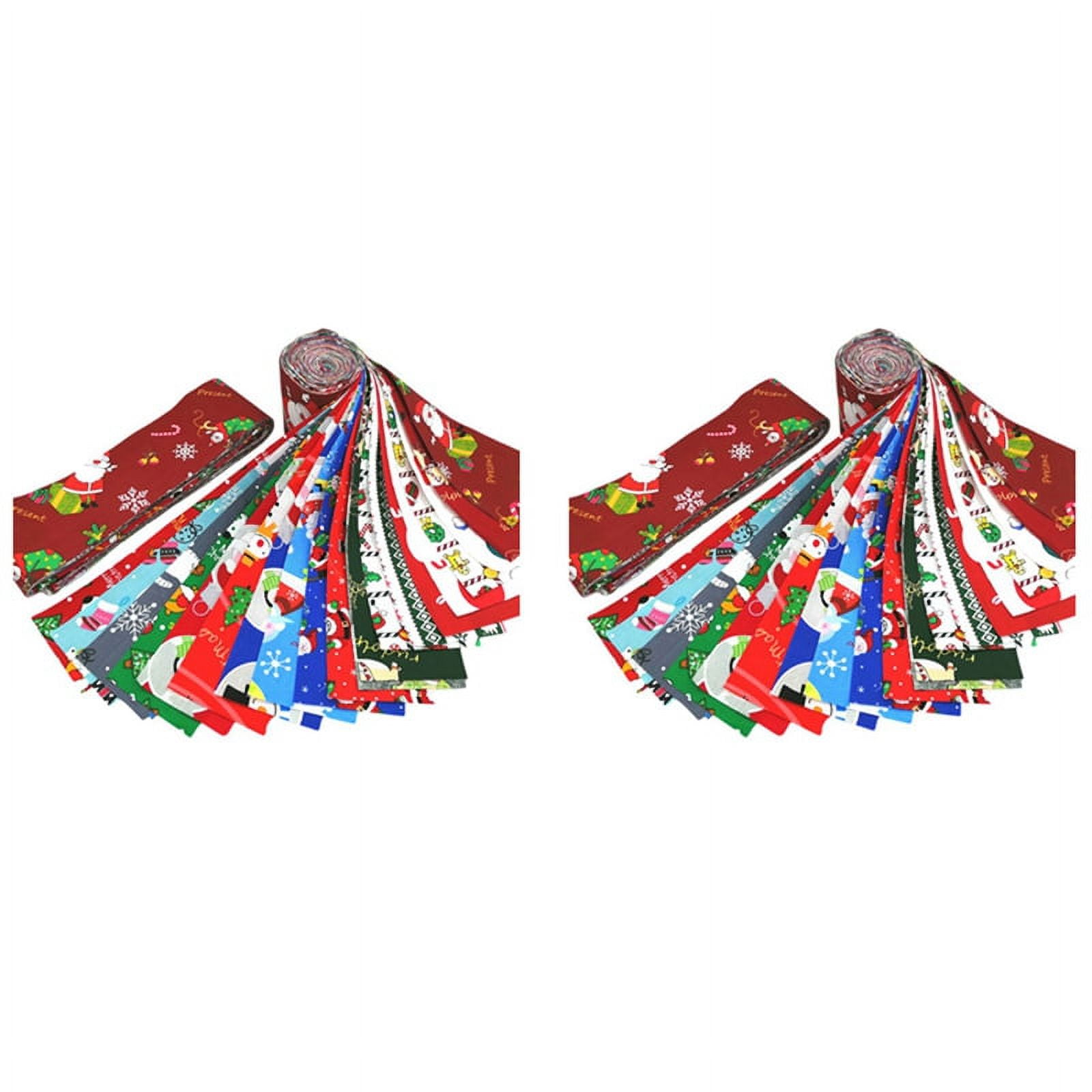 40 Patterns Jelly Roll Fabric, -Cut Jelly Roll Fabric Strips for