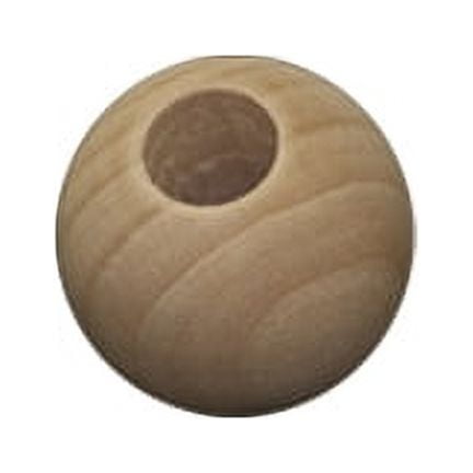 40 Pcs 25MM (1") Round Wooden Beads w/ 3/8" Hole